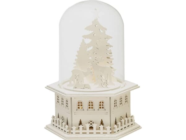 Konstsmide 3281-210, Ljusdekoration, figur, Vit, Trä, IP20, 6 lampor, LED Vit