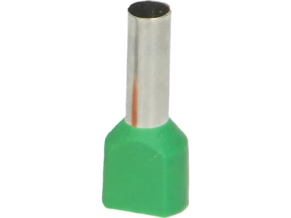 Orno Dobbeltisolert hylse, maks tverrsnitt 6mm?, kobberhylselengde 14mm, 100 stk.