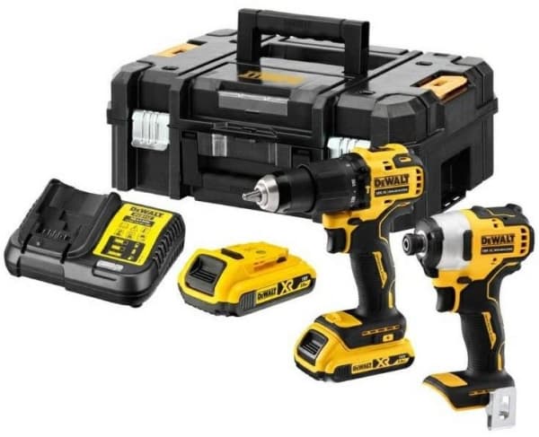 DEWALT Rinkinys COMBO 18V DCK2060L2T (DCD778+DCF787) 2x3,0Ah TSTAK II