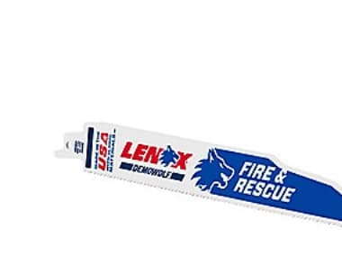 Lenox edestakaisin liikkuva sahanterä 225mm - Bi-metalli, 225x25x1,6mm 10TPI rikkoontumiseen, pakkaus 5 kpl