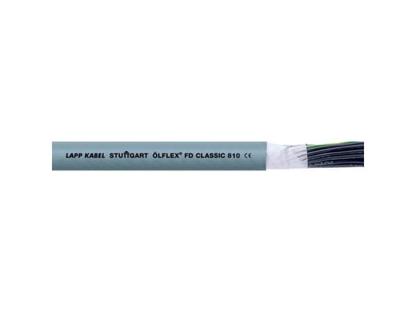 LAPP 26152/50 Slæbekædekabel ÖLFLEX® FD CLASSIC 810 5 G 1.5 mm² Grå 50 m