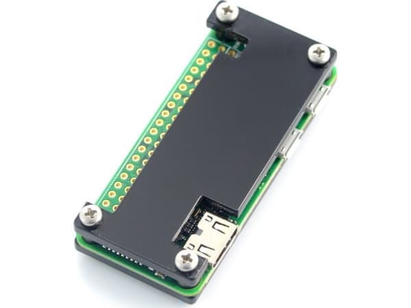 Gravlaser vadelma Pi Zero, Fluo Open, juodas