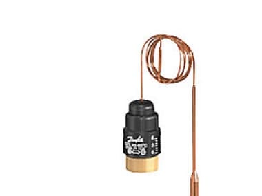Danfoss QTL 45-60 føler - QTL termostat til AVQML PN25, 45-60 grader, 2 meter ledning
