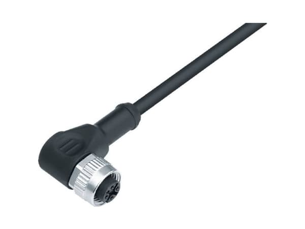 binder 77 4434 0000 20004-0500-20 Sensor, ställdonskontakt, Anslutning, vinklad 5 m Polnummer (RJ): 4 1 st