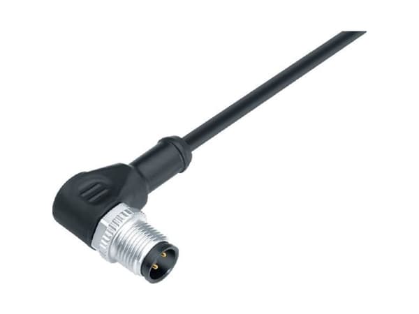 binder 77 3427 0000 50003-0200-20 Sensor-, aktuator-stik, Stik, vinklet 2 m Pol-tal (RJ): 3 1 stk