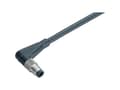 Miniatyrbild 1 av 2: binder 77 3457 0000 50004-0500-20 Sensor-, aktuator-stik, Stik, vinklet 5 m Pol-tal (RJ): 4 1 stk