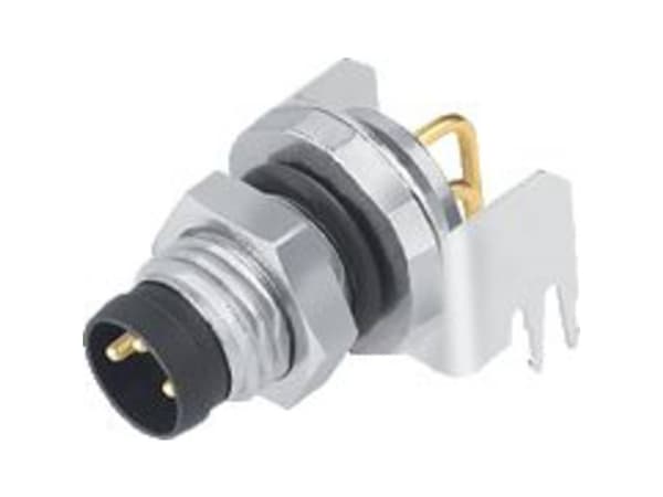 binder 86 6319 1121 00008-20 Sensor-, aktuator-stik, Stik, vinklet, Flangestik Pol-tal (RJ): 8 1 stk