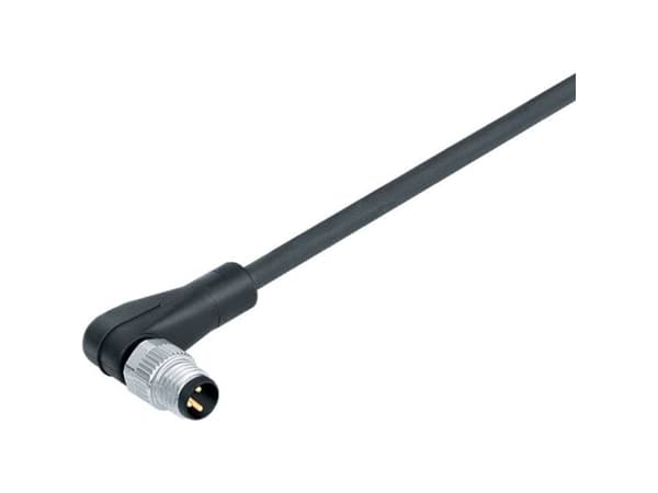 binder 77 3403 0000 50005-0500-20 Sensor-, aktuator-stik, Stik, vinklet 5 m Pol-tal (RJ): 5 1 stk