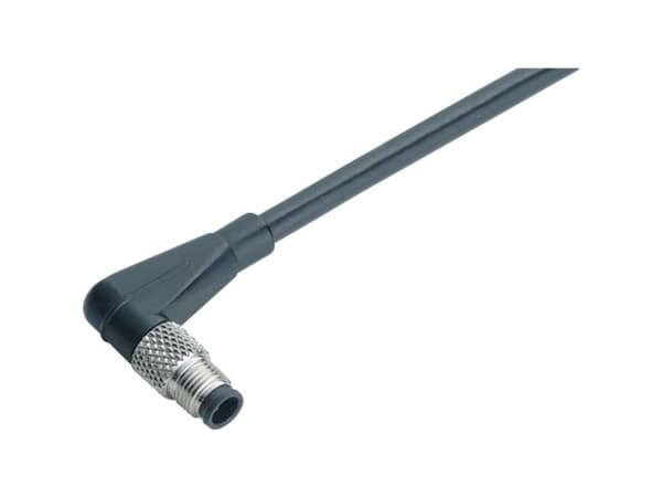 binder 77 3457 0000 40004-0200-20 Sensor-, aktuator-stik, Stik, vinklet 2 m Pol-tal (RJ): 4 1 stk