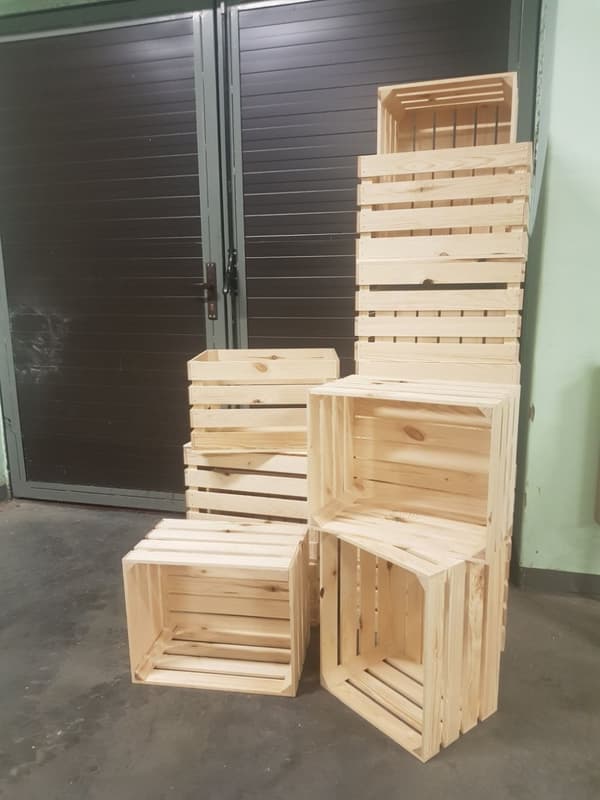Trälåda 50x40x30 naturlig TILLVERKARE
