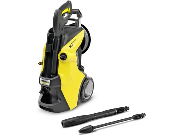 Høytrykksvasker K 7 Premium Power Flex (gul/svart, med smussblåser og slangetrommel)