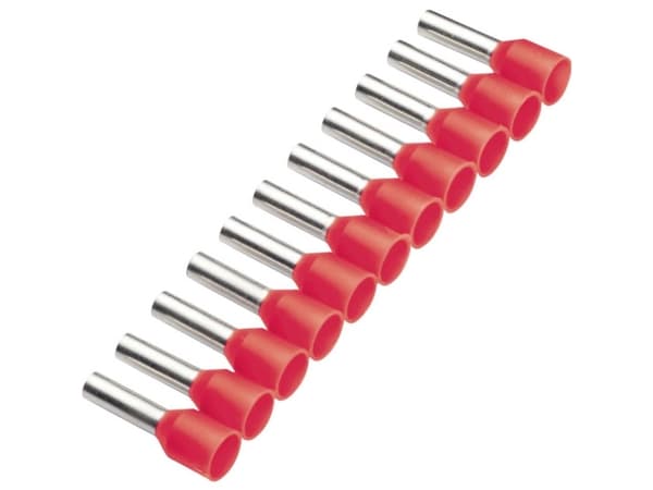 Cimco 187513 Kabelsko 1.5 mm² Delvist isoleret Rød 500 stk