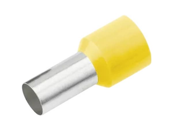 Cimco 187214 Kaapelinsokka 1 mm² Osittain eristetty Keltainen 100 kpl