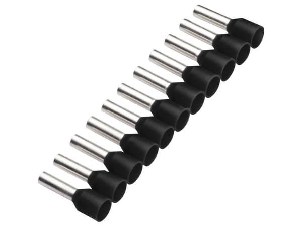 Cimco 187503 Kabelsko 1.5 mm² Delvist isoleret Sort 500 stk