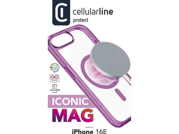 Cellularline 8018080492617, Cover, Apple, iPhone SE (2025), 15.5 cm (6.1"), Pink