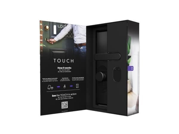 Shelly LOQED Touch Smart Lock Black Edition - Älykäs ovenlukko