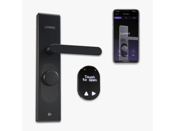 Shelly LOQED Touch Smart Lock Black Edition - Älykäs ovenlukko