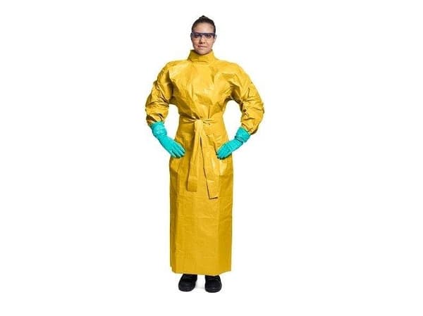 Tychem 2000 C-rock m/ärm gul L/2XL