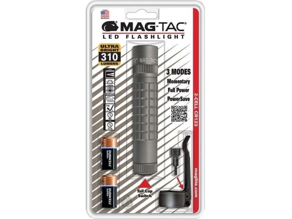 Maglite Mag-Tac tavallinen kehys taskulamppu harmaa