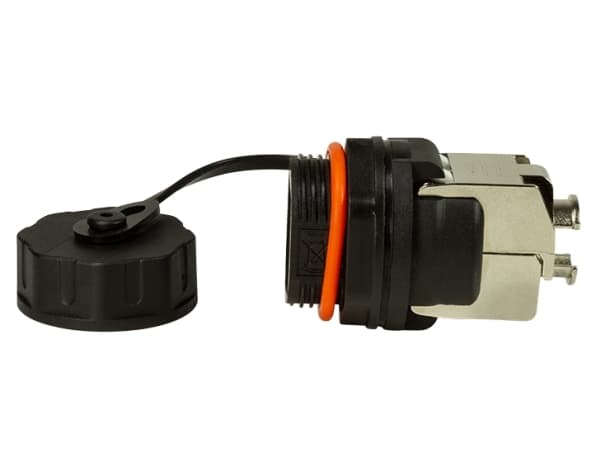 LOGON NETWORKING TWPGLAND85, Platt, Svart, RJ-45, IDC, Honkoppling, 22/26