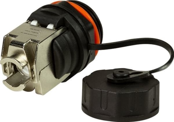 LOGON NETWORKING TWPGLAND85, Platt, Svart, RJ-45, IDC, Honkoppling, 22/26