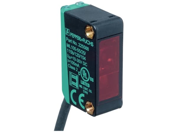 Pepperl+Fuchs Heijastusvalokenno ML100-55/25/33/103/115a/154-1M 325615 10 - 30 V/DC 1 kpl