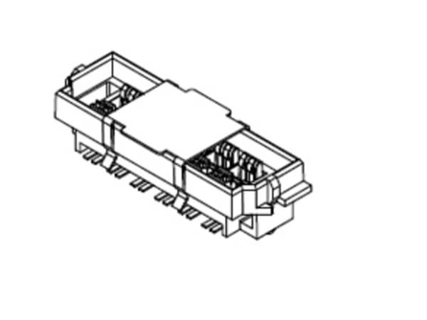 Molex Mezzanine-liitin 75003-0105 1 kpl Putki