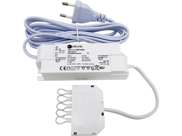 LED-ohjain ei-himmennettävä, 350mA, 1-19W
