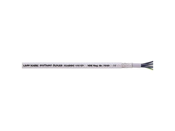 LAPP ÖLFLEX® CLASSIC 110 CY Styreledning 5 x 1.5 mm² Transparent 1135905/100 100 m