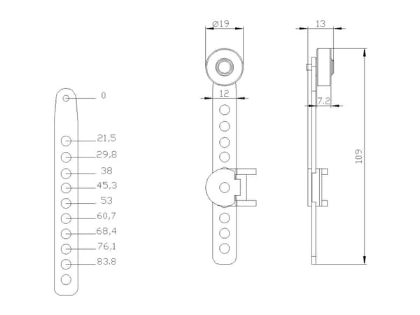 Drejegreb pos.kon 3SE5 100mm positiv