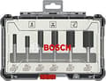 Miniatyrbilde 5 av 5: Bosch - Fresekutter - for tre, bløtt tre, løvtre, profiles - 6 deler - 6 mm, 8 mm, 10 mm, 12 mm, 20 mm, 16 mm - lengde: 50 mm, 60 mm, 54 mm