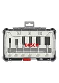 Miniatyrbilde 1 av 5: Bosch - Fresekutter - for tre, bløtt tre, løvtre, profiles - 6 deler - 6 mm, 8 mm, 10 mm, 12 mm, 20 mm, 16 mm - lengde: 50 mm, 60 mm, 54 mm