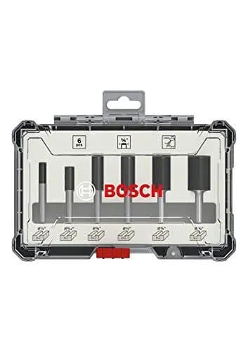 Bosch - Fresekutter - for tre, bløtt tre, løvtre, profiles - 6 deler - 6 mm, 8 mm, 10 mm, 12 mm, 20 mm, 16 mm - lengde: 50 mm, 60 mm, 54 mm