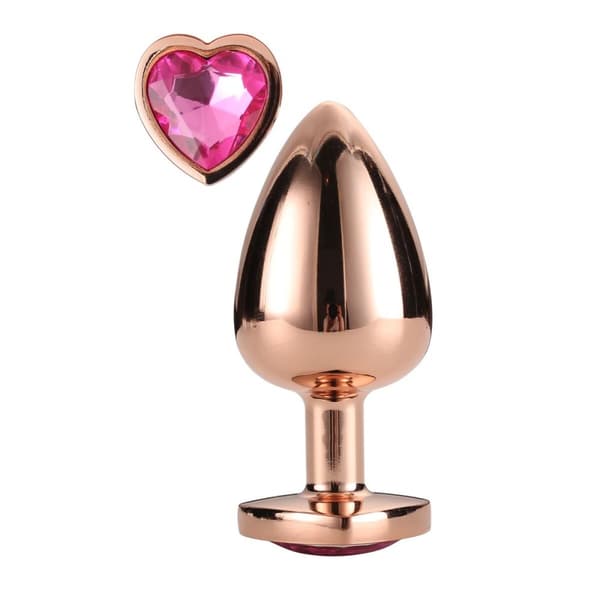 Analplugg Dream Toys Glänsande Kärlek Golden