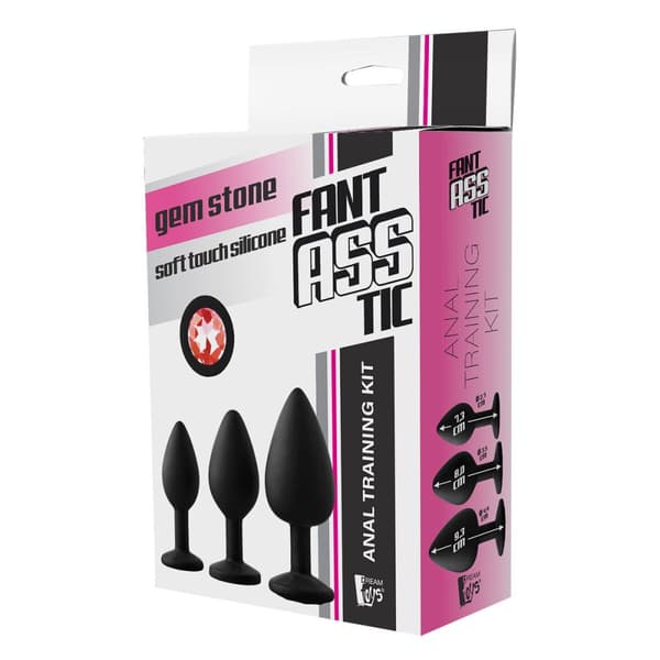 Analstik Dream Toys Fantastic Black 3 stk