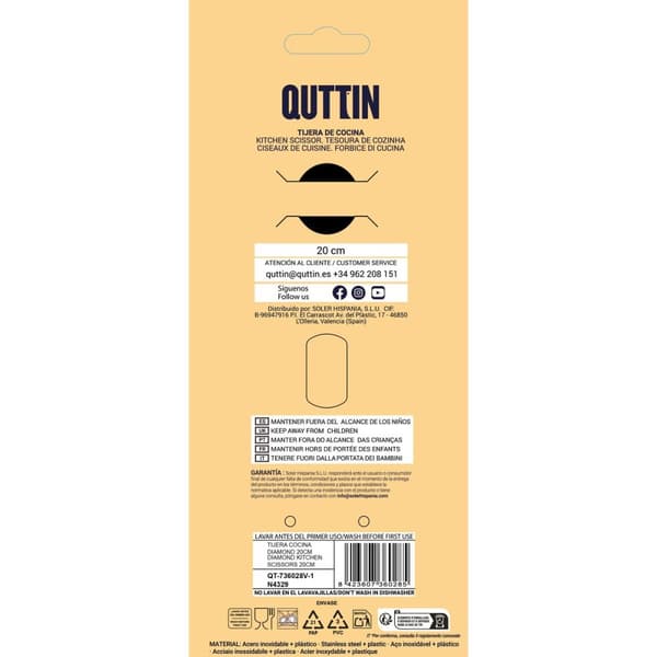 Sakset Quttin 50385 (16 yksikköä)