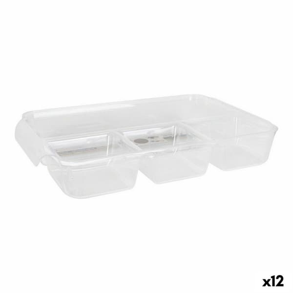Multi-Purpose Organizer Confortime Transparent 37,5 x 23,5 x 5, cm (12 enheder)