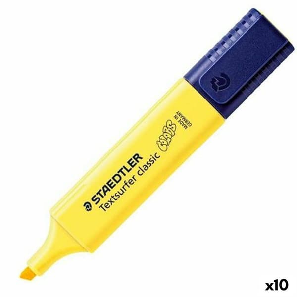 Fluoresoiva merkki Staedtler Textsurfer Classic Pastelli Yellow (10 yksikköä)