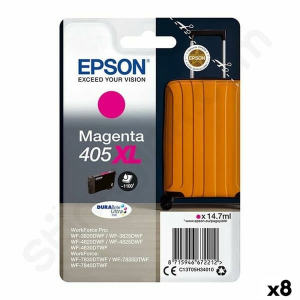 Alkuperäinen mustepatruuna Epson WORKFORCE PRO Magenta (8 yksikköä)