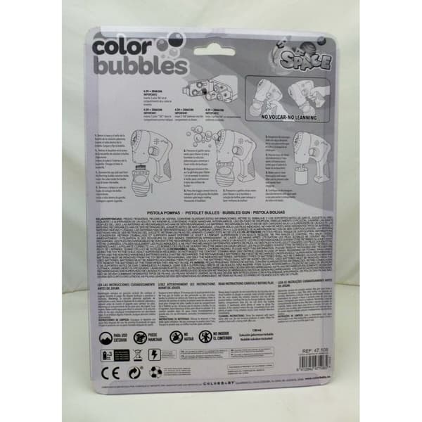 Saippuakuplapistooli Colorbaby 14 x 16,5 x 5,5 cm 6 kpl