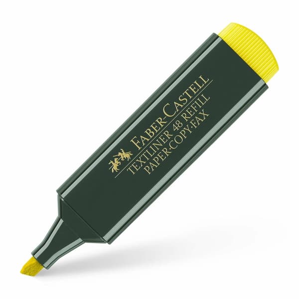 Highlighter Faber-Castell TEXTLINER 48 Gul (10 enheder)