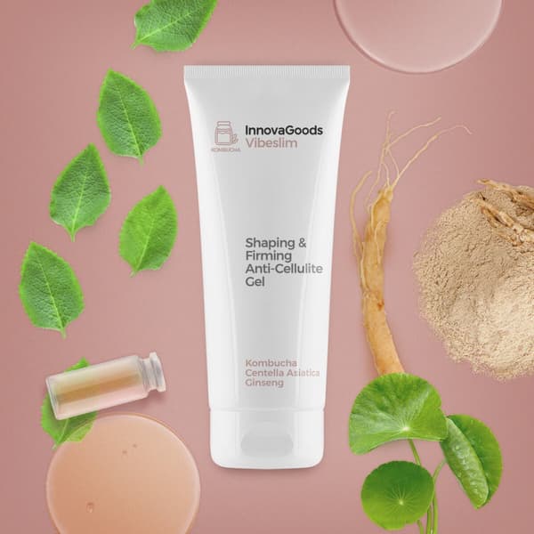 Formande och uppstramande Anti-celluliter Gel Kombucha Vibeslim InnovaGoods 200 ml