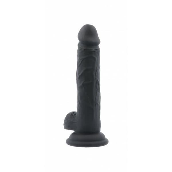Realistisk Dildo Virgite R32 Sort 17 cm