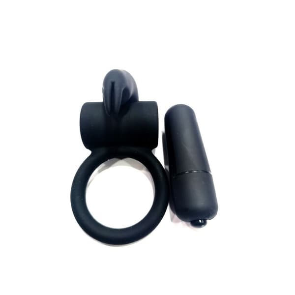 Vibrationsring Virgite E9 Svart