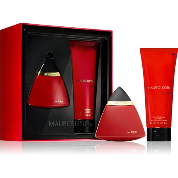 Herreparfumesæt Mauboussin I Rød 100 ml 2 stk