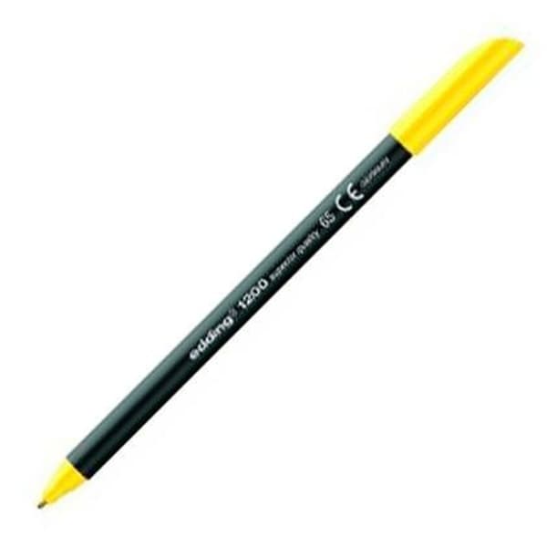 Filtpenne Edding 1200 Yellow (10 enheder)