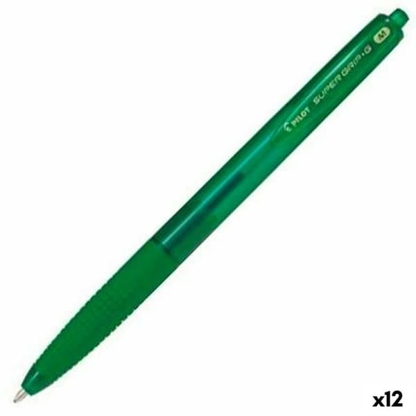 Pen Pilot Supergrip G Grön 0,4 mm 1 mm (12 enheter)