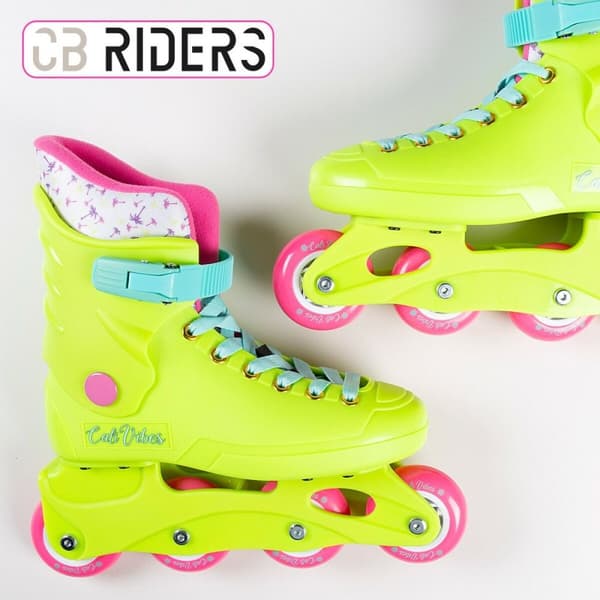 Rullaluistimet Colorbaby Yellow 38-39 (4 yksikköä)