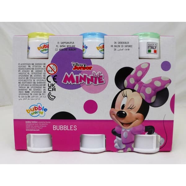 Bubble Blowing Game Minnie Mouse 3,8 x 11,5 x 3,8 cm (24 enheder)