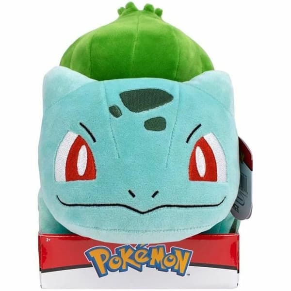 Pörröinen lelu Pokémon Bulbasaur 30 cm Vihreä
